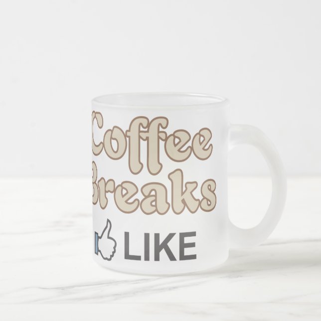 Jateado Café Ruptura-Como a caneca do vidro de fosco (Direita)