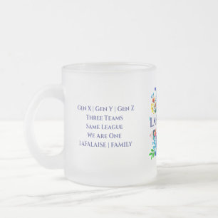 Jateado Caneca de café em vidro fosco LAFALAISE XYZ FAM D2