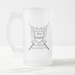 Jateado Caneca de cerveja de vidro do Fosco AG