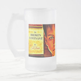 Jateado Caneca de cerveja de vidro fosco The Broken Covena