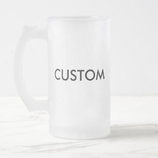 Jateado Caneca do vidro de cerveja 16oz do fosco do