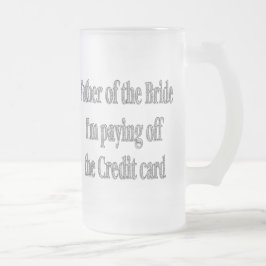 Jateado Pai da caneca de cerveja de vidro da cerveja do