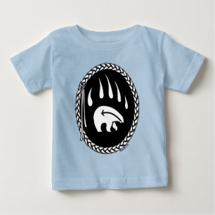 Jato de Urso Polar Camisa Bebê de Urso Tribal