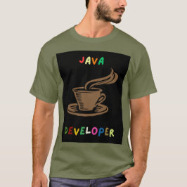 Java Developer Men T-Shirt Black
