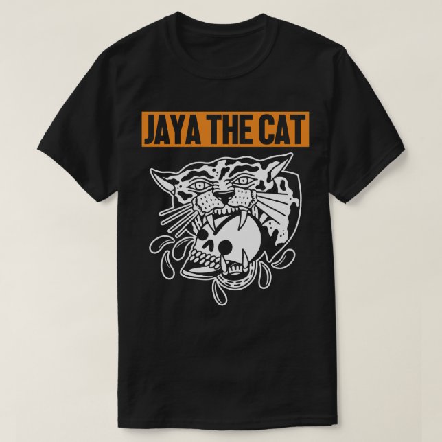 Jaya, A Camiseta Clássica Do Gato (Frente do Design)