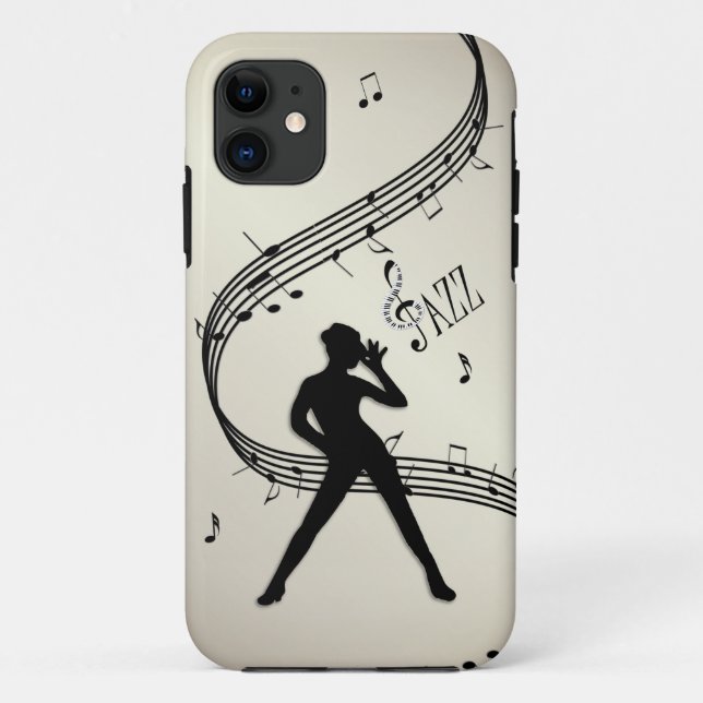 Jazz Dance Ouro Music Case-Mate capas de iphone (Verso)