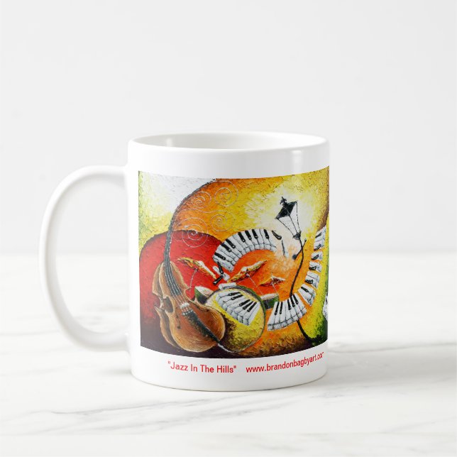 Jazz na caneca de café das colinas (Esquerda)
