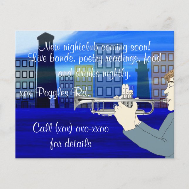 Jazz Night Flyer (Frente)