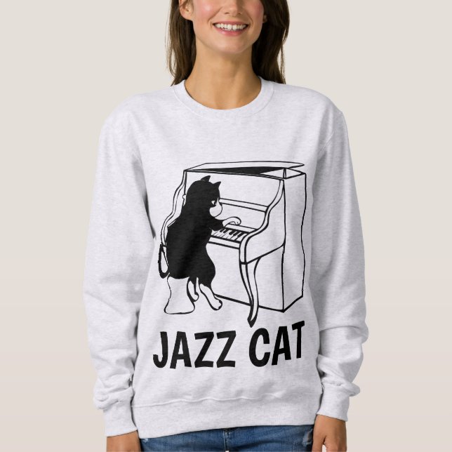 JAZZ PIANO CAT T-shirts (Frente)