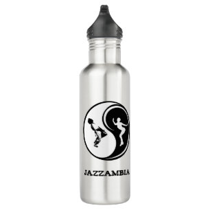 Jazzambia Yin Yang Garrafa d'água 24 oz