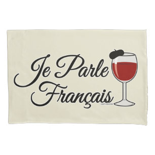 Je Parle Francais eu falo a boina do vidro de