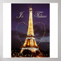 JE T'AIME AMOR DE PARIS poster