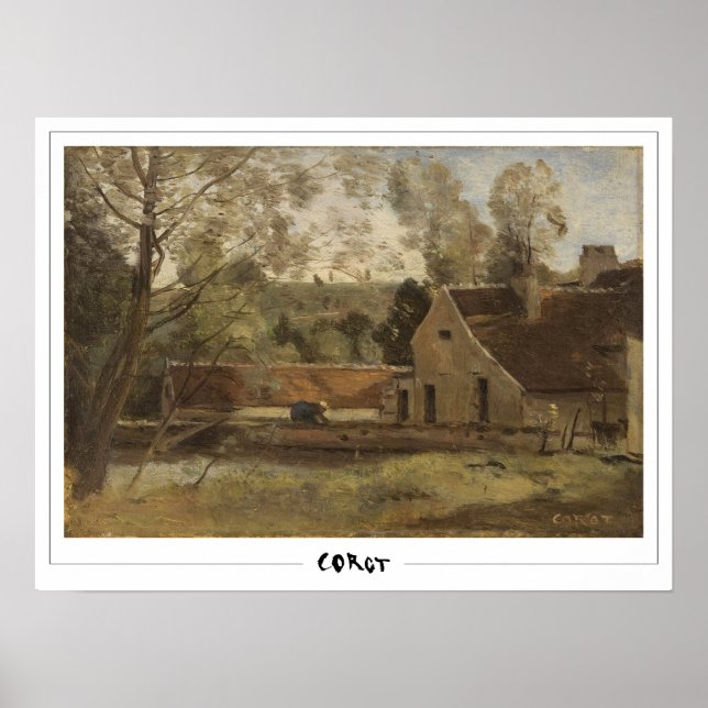 Jean-Baptiste-Camille Corot Art Poster nº 129 (Frente)