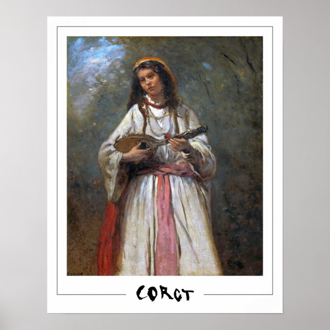 Jean-Baptiste-Camille Corot Zedign Art Poster #170 (Frente)