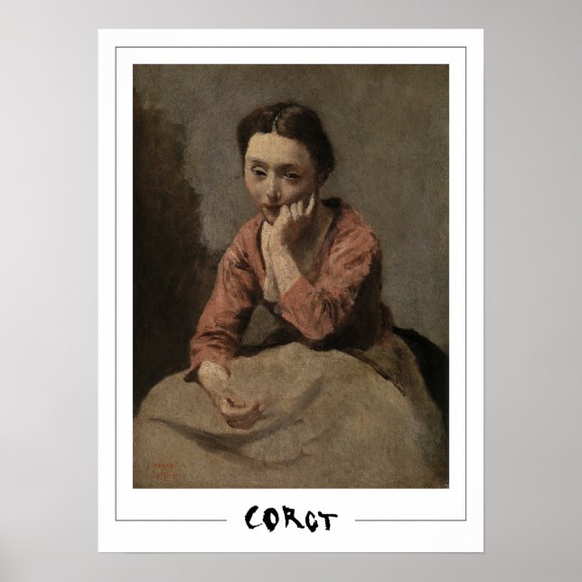 Jean-Baptiste-Camille Corot Zedign Art Poster #244 (Frente)