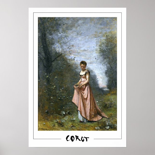 Jean-Baptiste-Camille Corot Zedign Art Poster #336 (Frente)