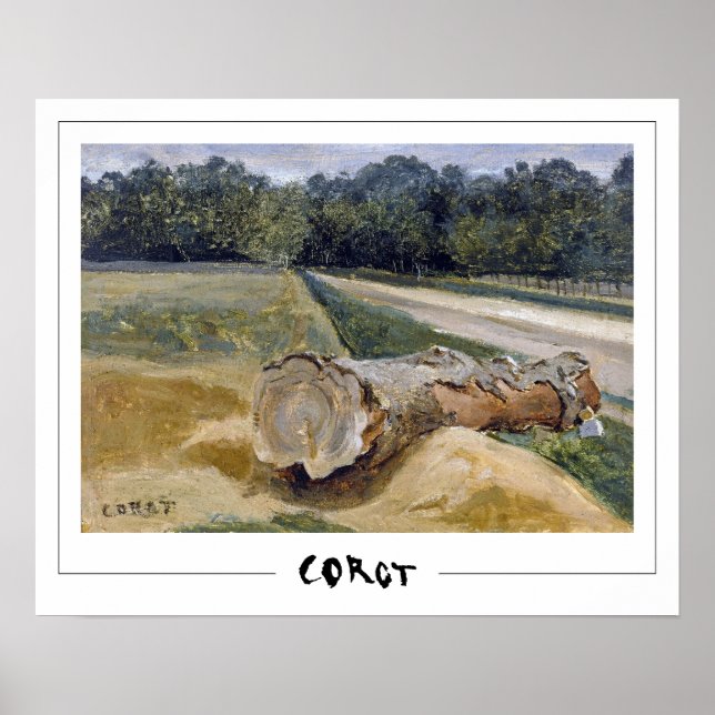 Jean-Baptiste-Camille Corot Zedign Art Poster #369 (Frente)