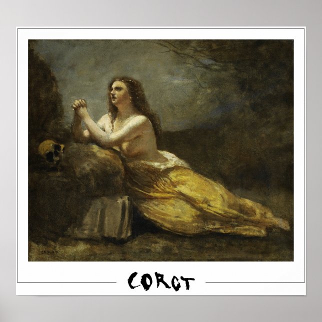 Jean-Baptiste-Camille Corot Zedign Art Poster nº 4 (Frente)
