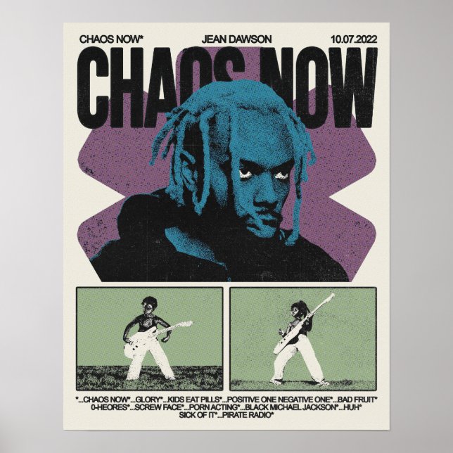 Jean Dawson Chaon Now* Poster do álbum (Frente)