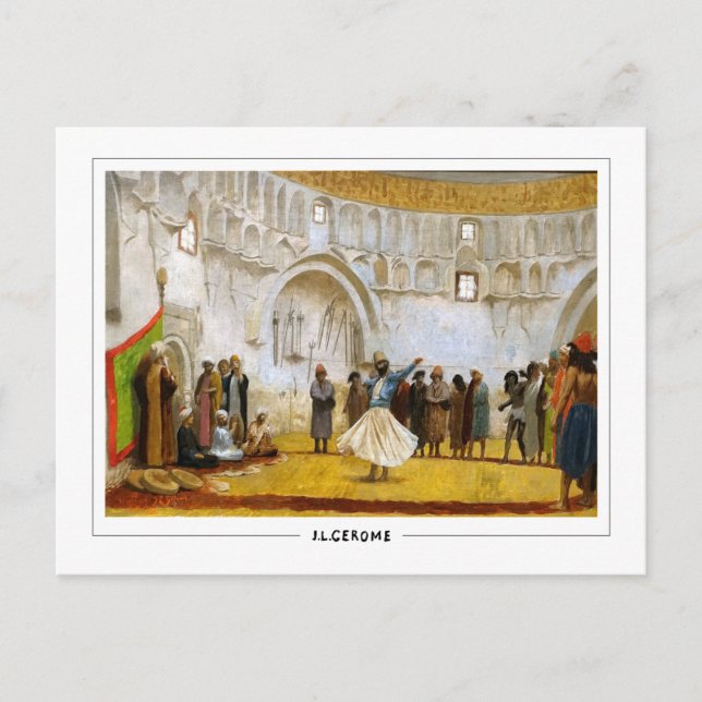 Jean-Léon Gérôme #126 - Cartão postal de arte (Frente)