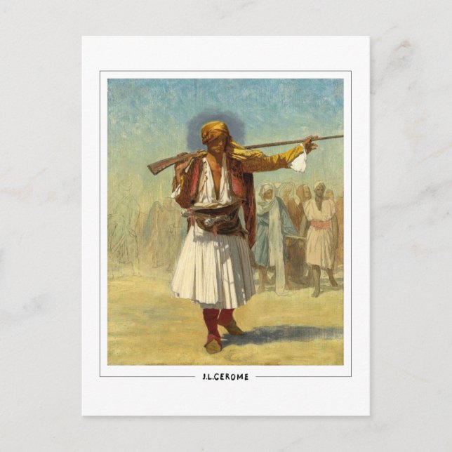 Jean-Léon Gérôme #128 - Cartão Postal de Arte Fina (Frente)