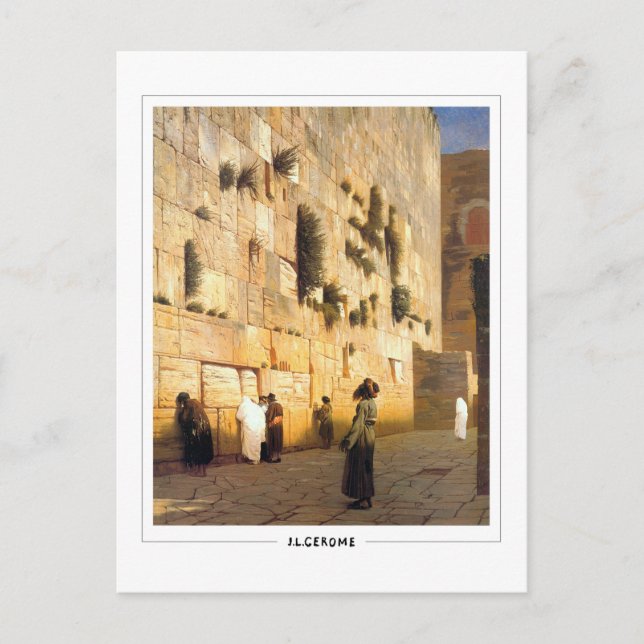 Jean-Léon Gérôme #129 - Cartão postal de arte (Frente)