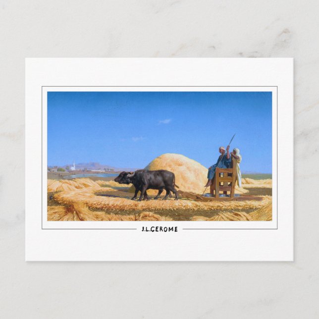 Jean-Léon Gérôme #185 - Cartão postal de arte (Frente)