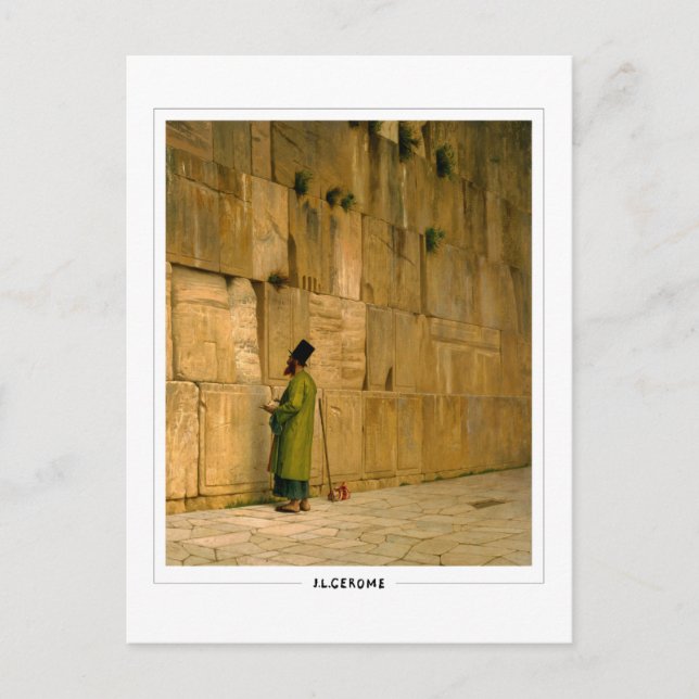 Jean-Léon Gérôme #1 - Cartão postal de arte (Frente)