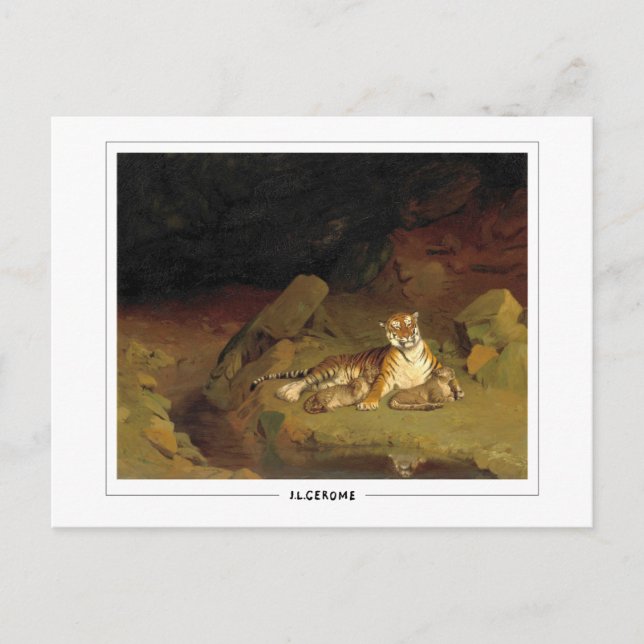 Jean-Léon Gérôme #218 - Cartão postal de arte (Frente)