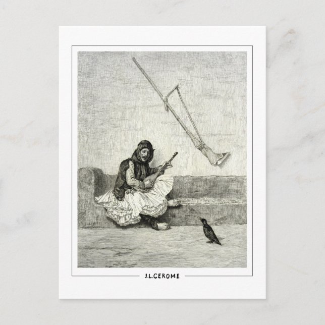 Jean-Léon Gérôme #228 - Cartão postal de arte (Frente)