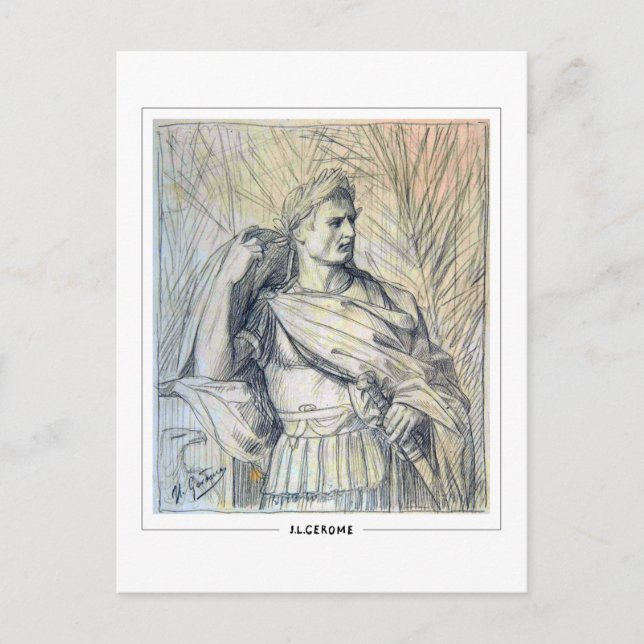 Jean-Léon Gérôme #252 - Cartão postal de arte (Frente)