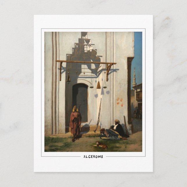 Jean-Léon Gérôme #266 - Cartão postal de arte (Frente)