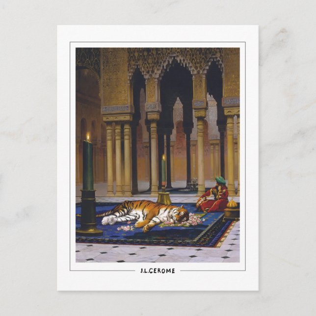 Jean-Léon Gérôme #28 - Cartão Postal de Arte Fina (Frente)