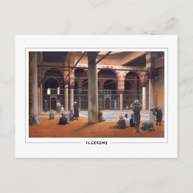 Jean-Léon Gérôme #297 - Cartão Postal de Arte (Frente)