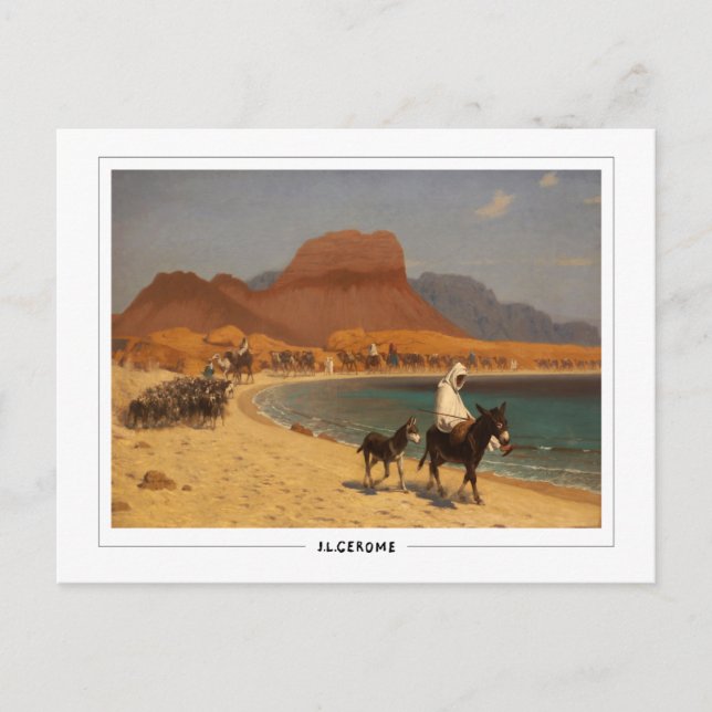 Jean-Léon Gérôme #332 - Cartão postal de arte (Frente)