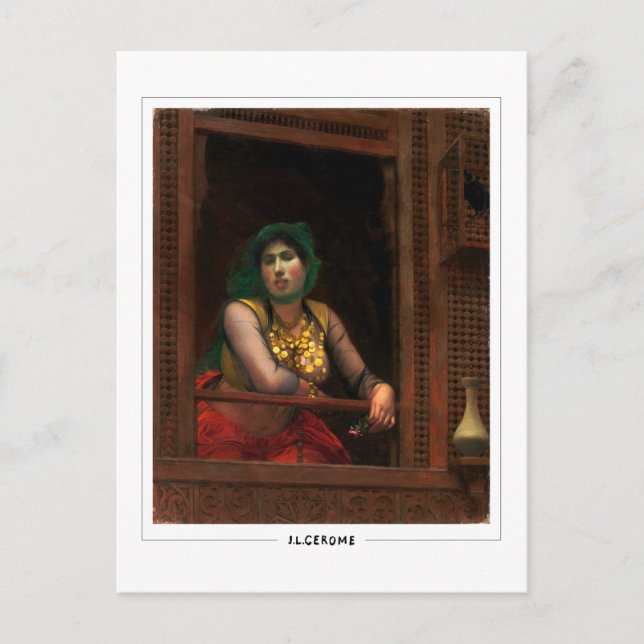 Jean-Léon Gérôme #341 - Cartão postal de arte (Frente)