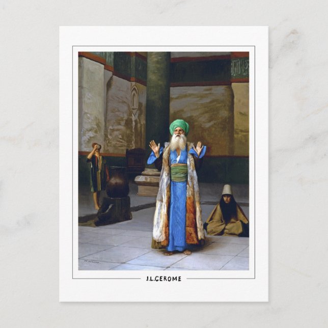Jean-Léon Gérôme nº 26 - Cartão postal de arte (Frente)