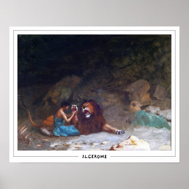 Jean-Léon Gérôme Zedign Art Poster #220 (Frente)