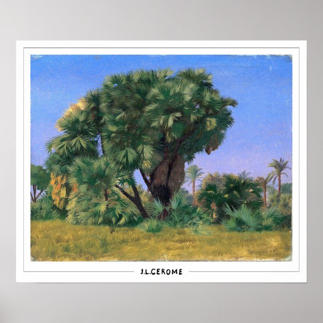 Jean-Léon Gérôme Zedign Art Poster #353 (Frente)