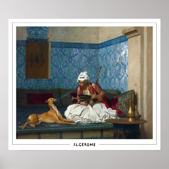 Jean-Léon Gérôme Zedign Art Poster nº 50 (Frente)