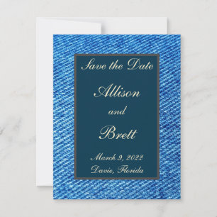 Jeans antigos salvem o cartão de data