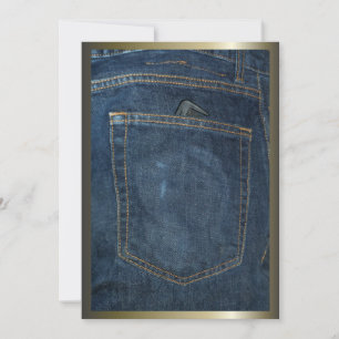 Jeans azuis - Bolso Denim