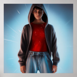 Jeans do modo poster