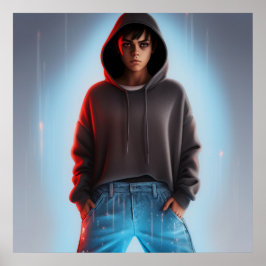 Jeans do modo poster