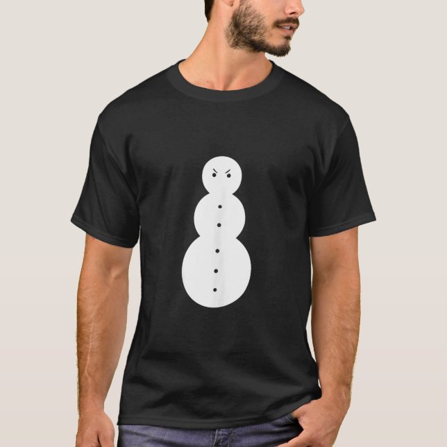 Jeezy Snowman Funny Angry Snowman Tank Top (Frente)