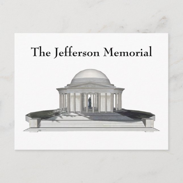 Jefferson Memorial: Cartões postais (Frente)