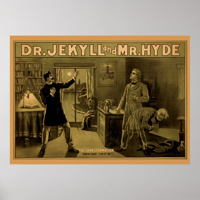 Jekyll & Hyde - Poster de Teatro (Frente)