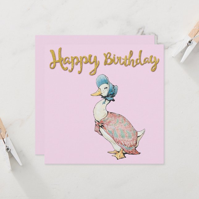 Jemima Puddle Duck (Frente/Verso In Situ)