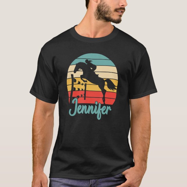 Jennifer Name Gift - Camisa Equestre Jennifer Hor (Frente)