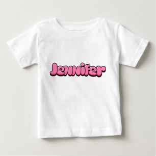 Jennifer Pink Baby T-Shirt